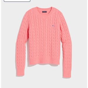 Soft pretty pink 100% cashmere sweater by vineyard vines